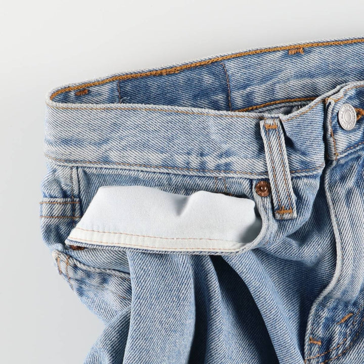 Levi's 550 Relaxed Fit Denim Shorts, Women's Size L (W29) cotton blue type Vintage Second Hand
