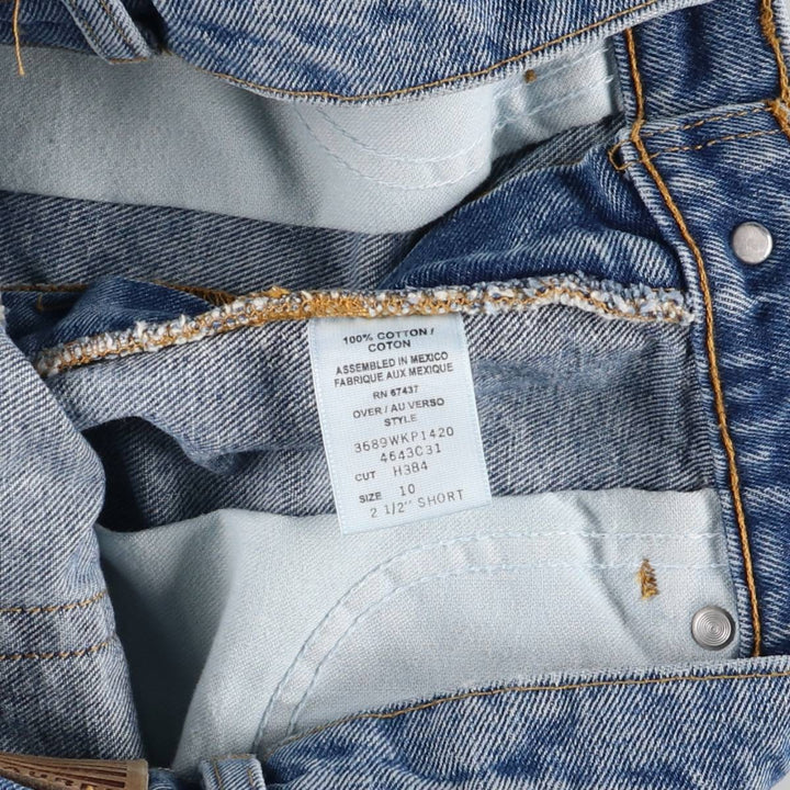 Ralph Lauren Polo Jeans Company denim shorts, women's size L (w30) cotton blue type Vintage Second Hand