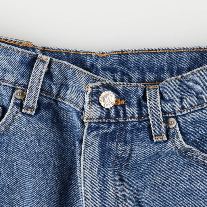 Ralph Lauren Polo Jeans Company denim shorts, women's size L (w30) cotton blue type Vintage Second Hand