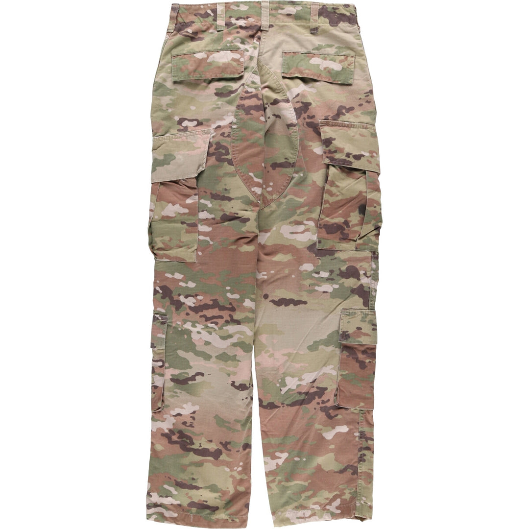 Genuine US military camouflage pattern multicam camo ripstop military cargo pants combat pants made in USA SMALL-REGULAR cotton Khaki type Vintage Second Hand