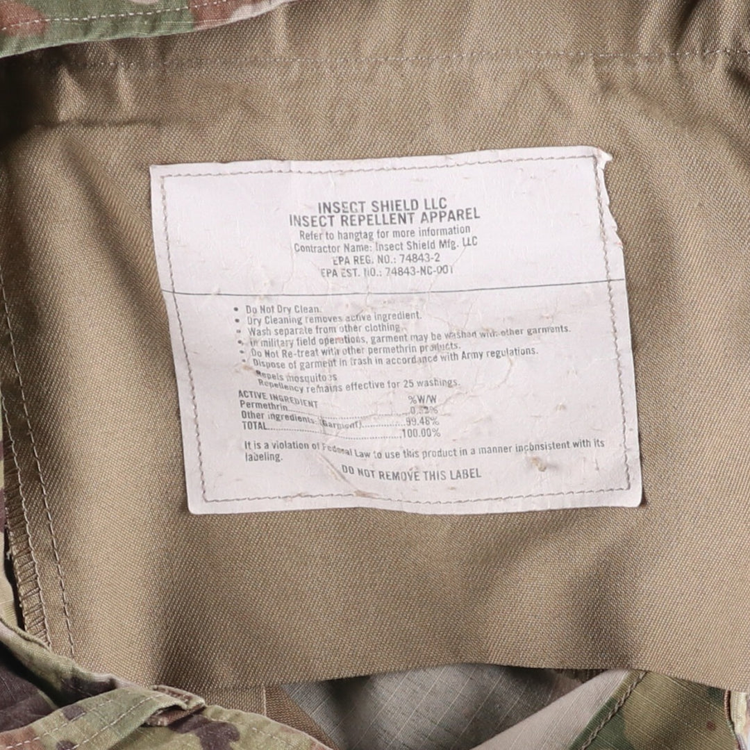 Genuine US military camouflage pattern multicam camo ripstop military cargo pants combat pants made in USA SMALL-REGULAR cotton Khaki type Vintage Second Hand