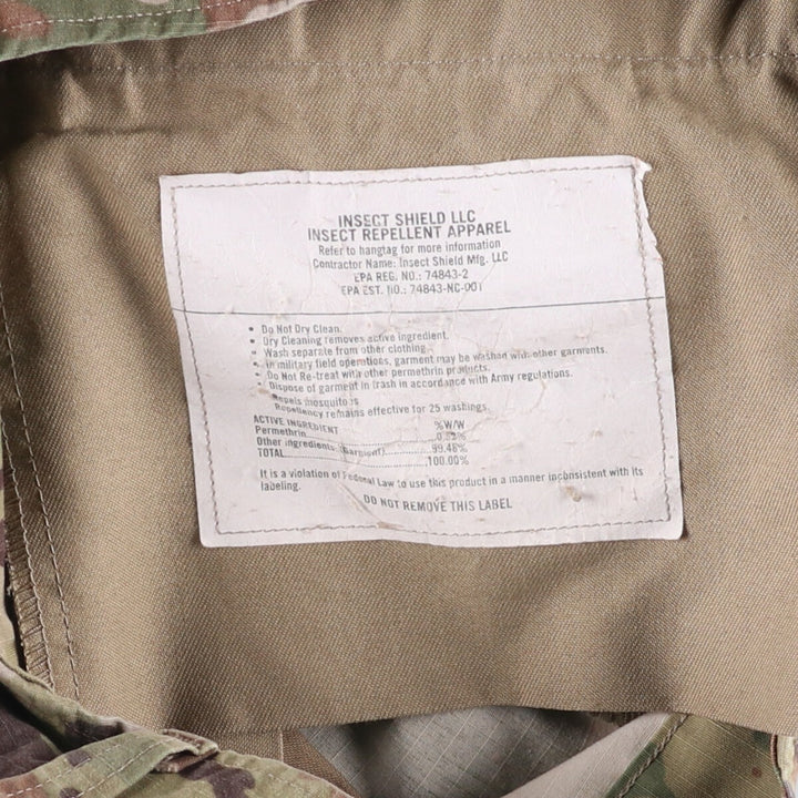 Genuine US military camouflage pattern multicam camo ripstop military cargo pants combat pants made in USA SMALL-REGULAR cotton Khaki type Vintage Second Hand
