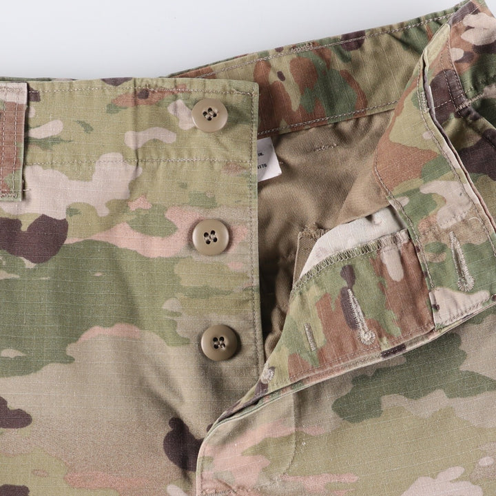 Genuine US military camouflage pattern multicam camo ripstop military cargo pants combat pants made in USA SMALL-REGULAR cotton Khaki type Vintage Second Hand