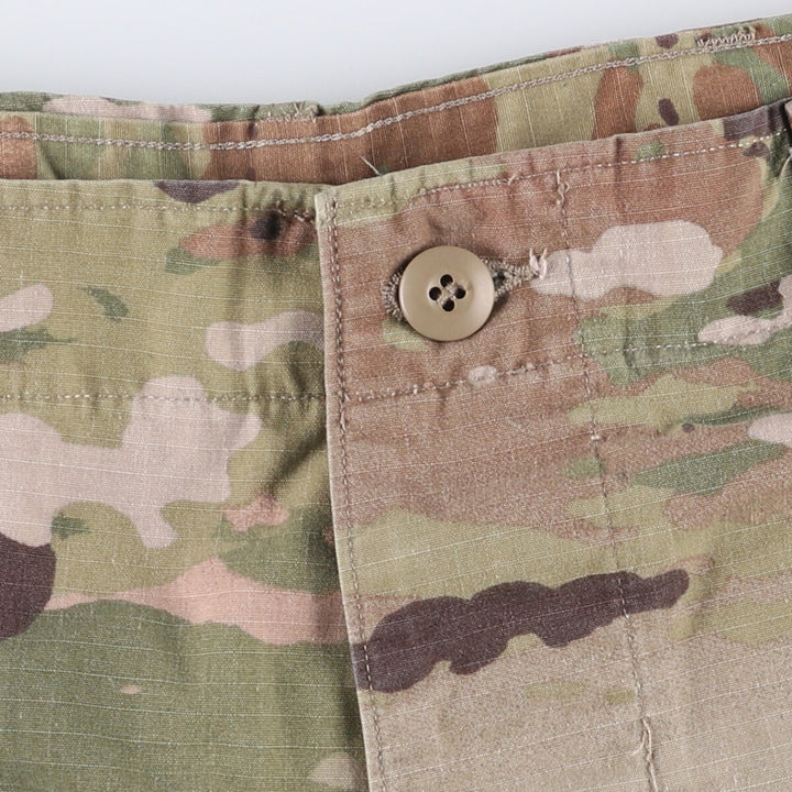 Genuine US military camouflage pattern multicam camo ripstop military cargo pants combat pants made in USA SMALL-REGULAR cotton Khaki type Vintage Second Hand
