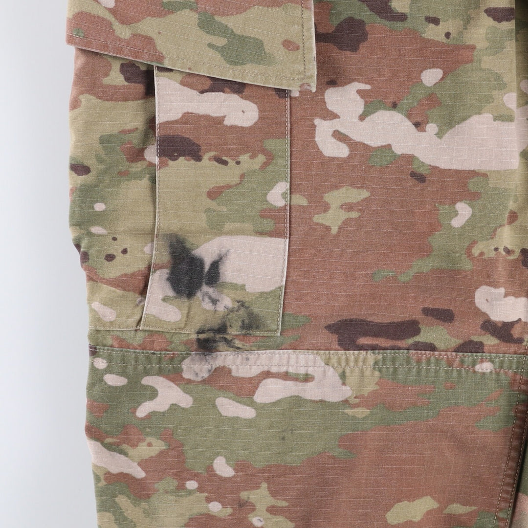 Genuine US military camouflage pattern multicam camo ripstop military cargo pants combat pants made in USA SMALL-REGULAR cotton Khaki type Vintage Second Hand