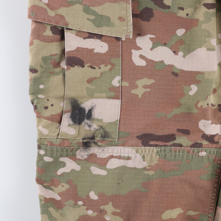 Genuine US military camouflage pattern multicam camo ripstop military cargo pants combat pants made in USA SMALL-REGULAR cotton Khaki type Vintage Second Hand