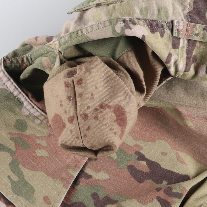 Genuine US military camouflage pattern multicam camo ripstop military cargo pants combat pants made in USA SMALL-REGULAR cotton Khaki type Vintage Second Hand