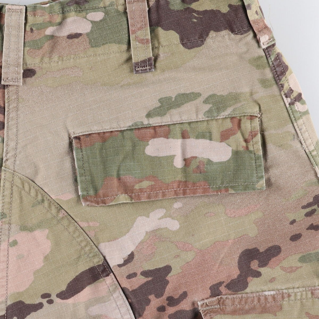 Genuine US military camouflage pattern multicam camo ripstop military cargo pants combat pants made in USA SMALL-REGULAR cotton Khaki type Vintage Second Hand