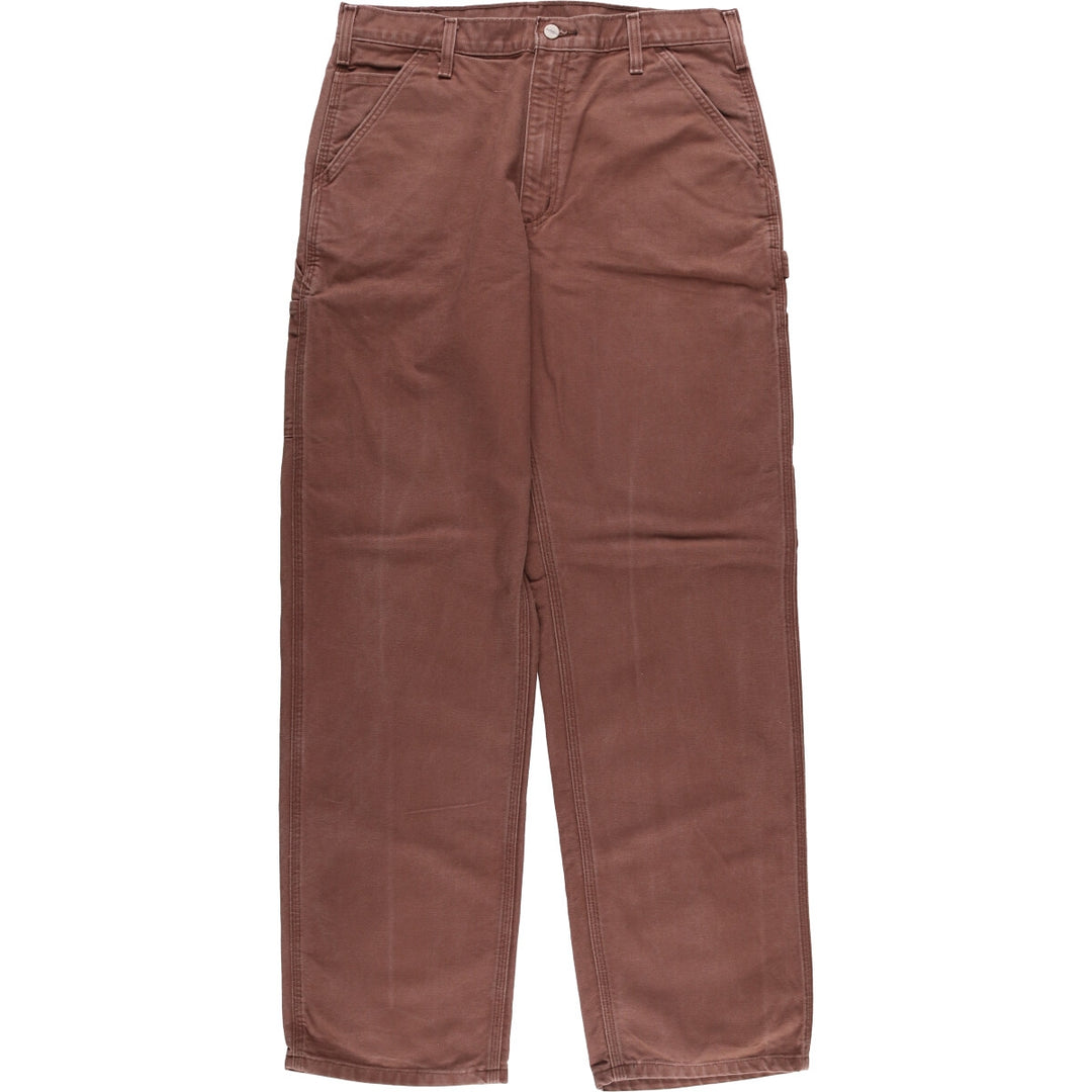 00'S Carhartt Duck Painter Pants Men's W34 equivalent cotton brown type Vintage Second Hand