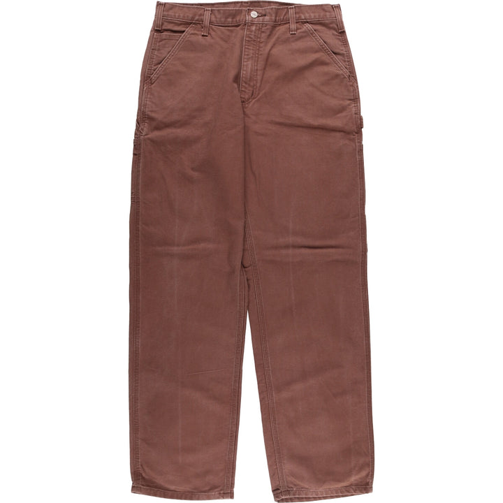 00'S Carhartt Duck Painter Pants Men's W34 equivalent cotton brown type Vintage Second Hand