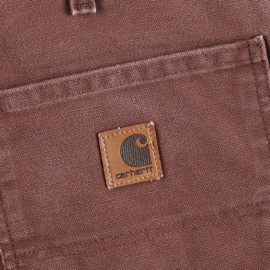 00'S Carhartt Duck Painter Pants Men's W34 equivalent cotton brown type Vintage Second Hand