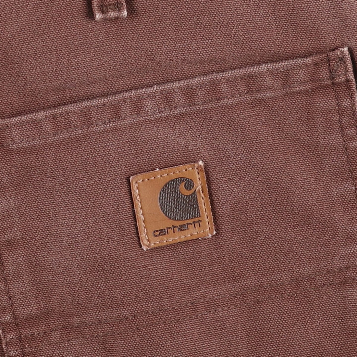 00'S Carhartt Duck Painter Pants Men's W34 equivalent cotton brown type Vintage Second Hand