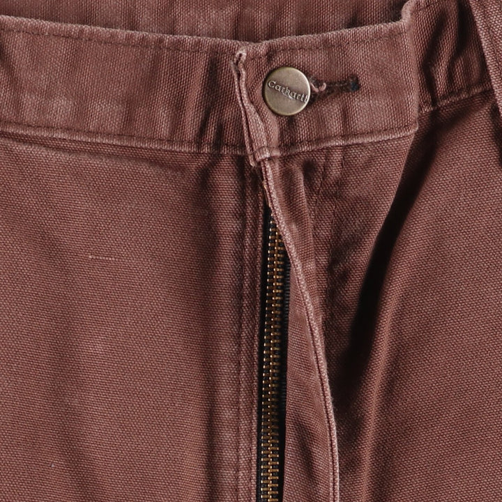 00'S Carhartt Duck Painter Pants Men's W34 equivalent cotton brown type Vintage Second Hand