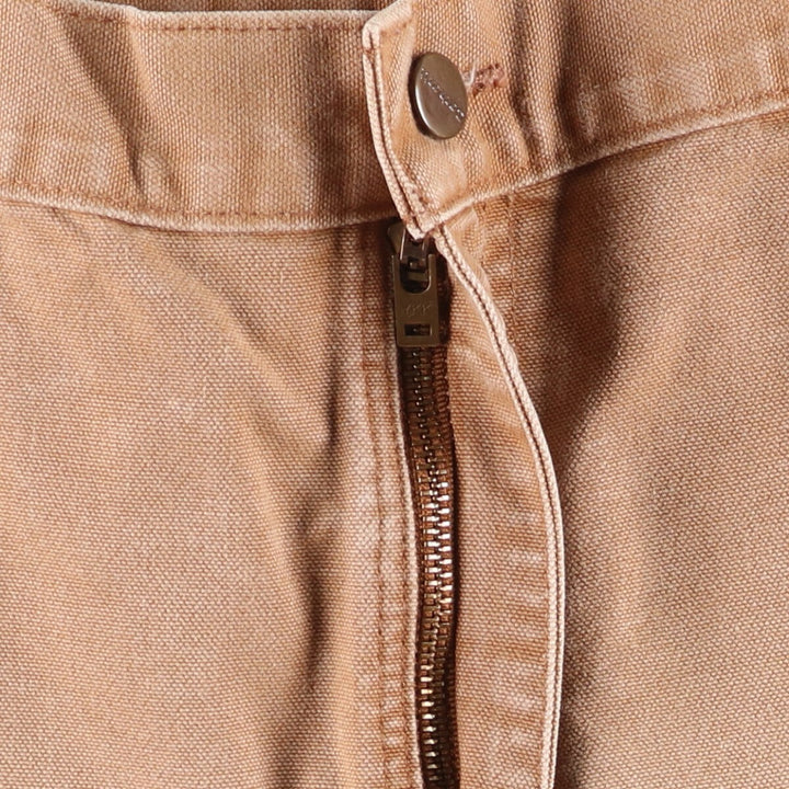 00'S Carhartt Dungaree Fit Duck Painter Pants Men's W35 equivalent cotton Beige type Vintage Second Hand
