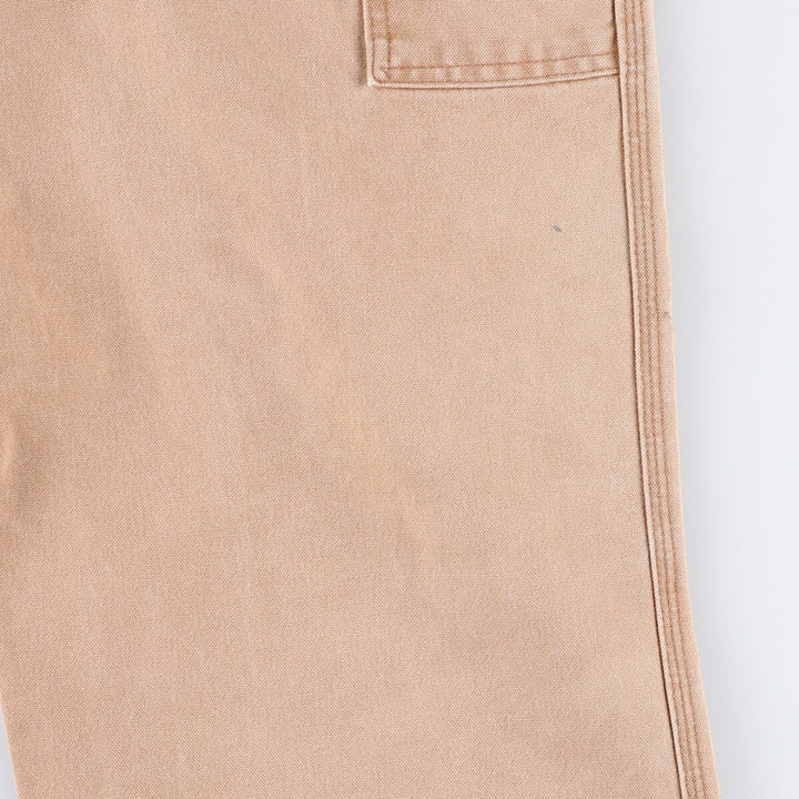 00'S Carhartt Dungaree Fit Duck Painter Pants Men's W35 equivalent cotton Beige type Vintage Second Hand