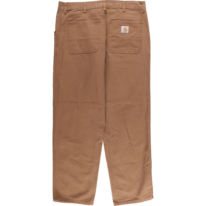 Carhartt SIMPLE PANT Duck Work Pants Men's W37 equivalent Organic cotton brown type Vintage Second Hand