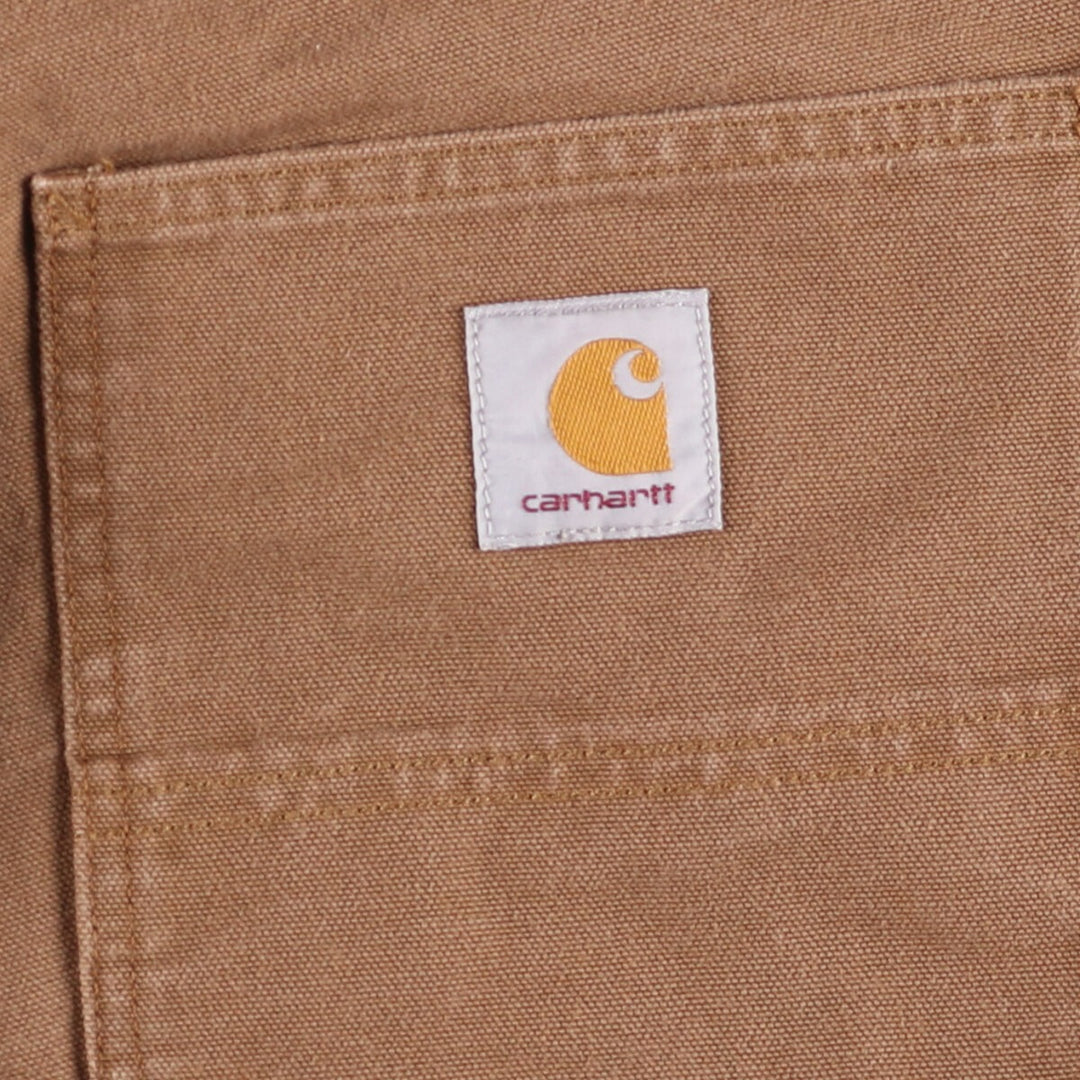 Carhartt SIMPLE PANT Duck Work Pants Men's W37 equivalent Organic cotton brown type Vintage Second Hand