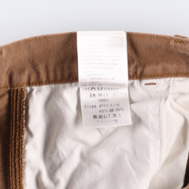 Carhartt SIMPLE PANT Duck Work Pants Men's W37 equivalent Organic cotton brown type Vintage Second Hand