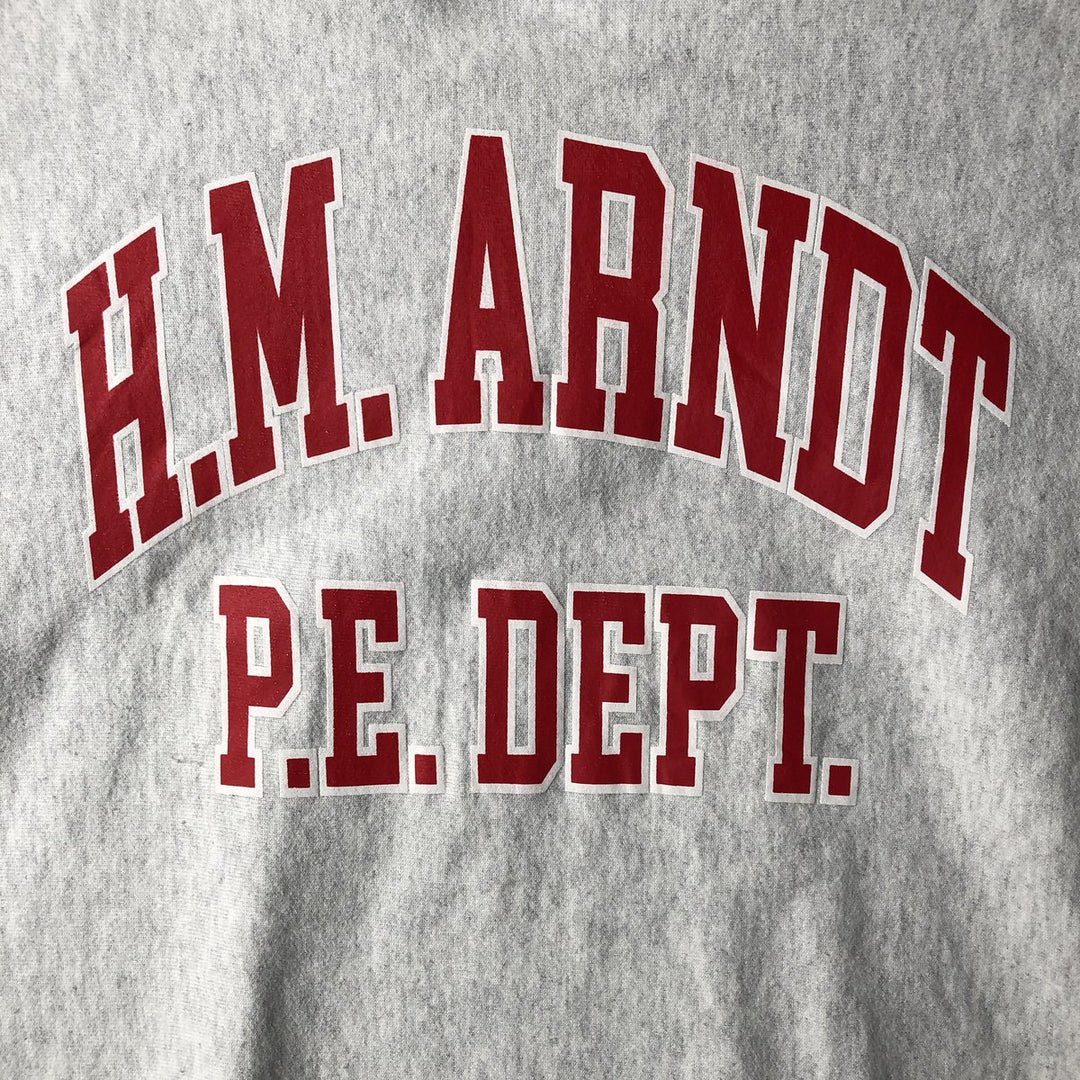 Champion REVERSE WEAVE Reverse Weave College Sweatshirt Trainer Men's L size cotton gray type Vintage Second Hand