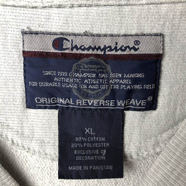 00'S Champion Original Reverse Weave College Sweatshirt Trainer Men's XL cotton gray type Vintage Second Hand