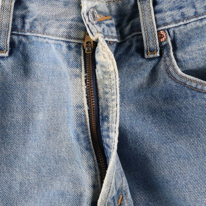 00'S Levi's 550 Relaxed Fit Denim Shorts for Men, Size W34 cotton Blue type light blue Vintage Second Hand