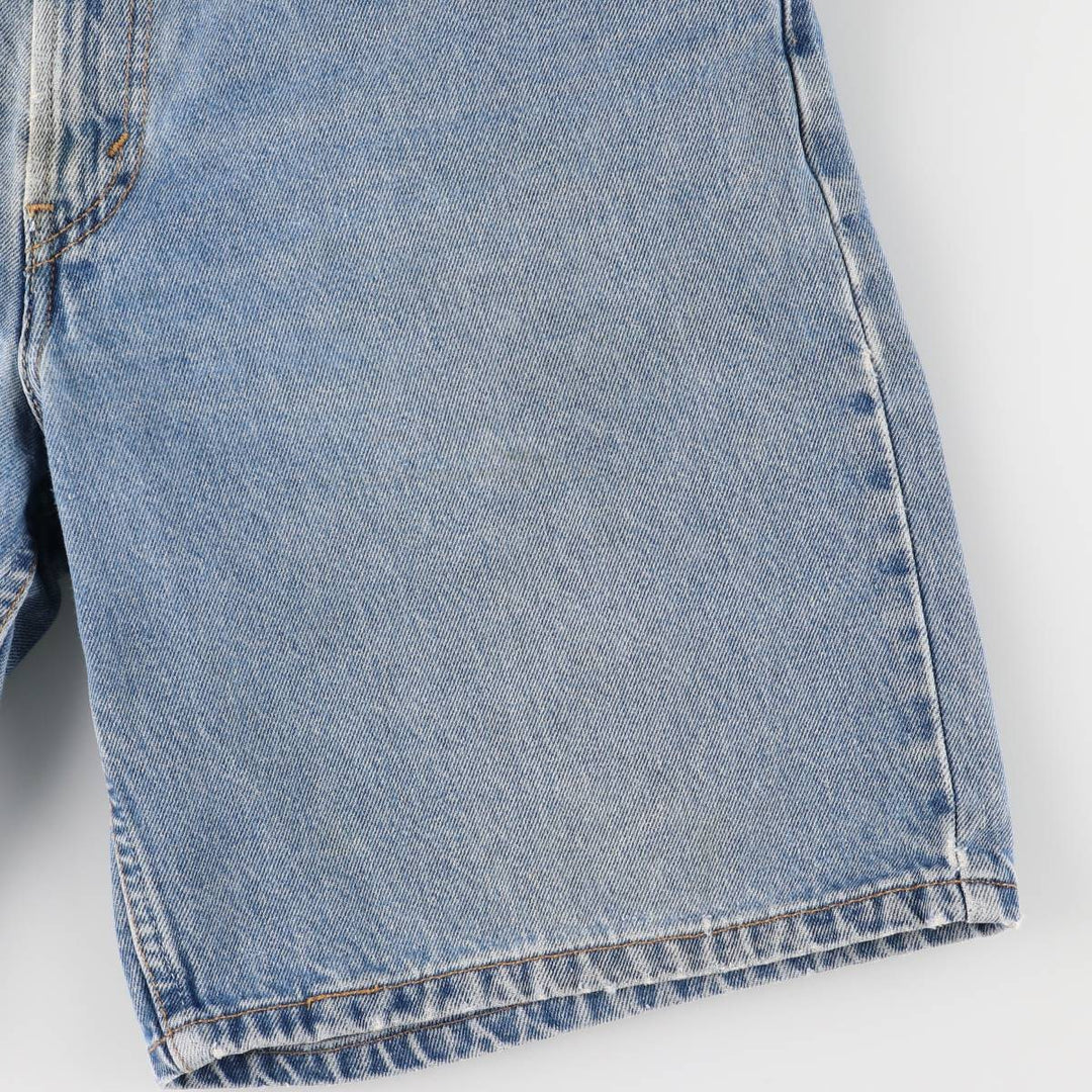 00'S Levi's 550 Relaxed Fit Denim Shorts for Men, Size W34 cotton Blue type light blue Vintage Second Hand