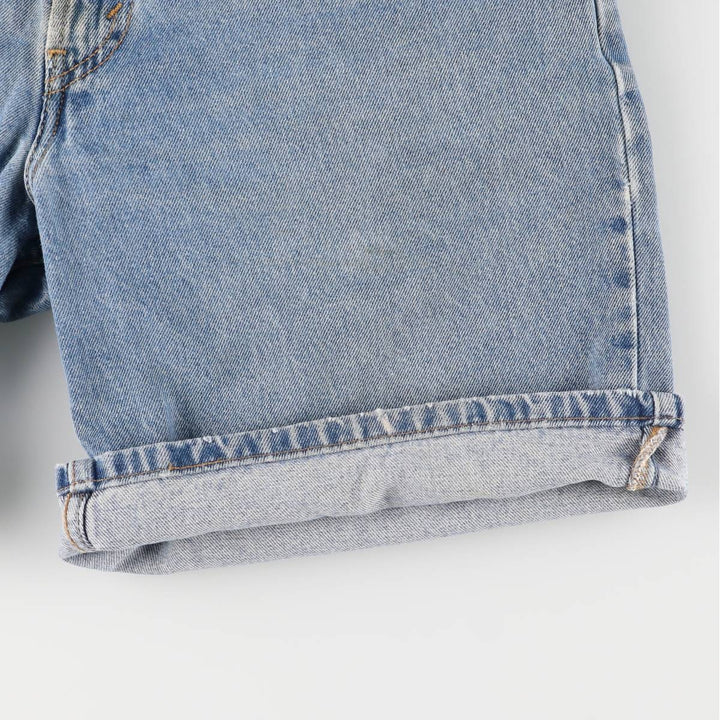 00'S Levi's 550 Relaxed Fit Denim Shorts for Men, Size W34 cotton Blue type light blue Vintage Second Hand