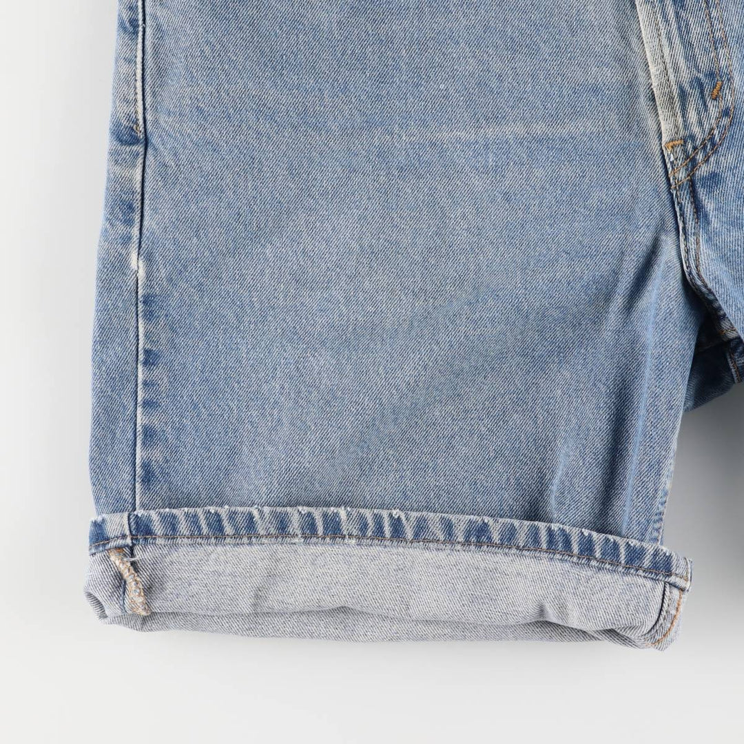 00'S Levi's 550 Relaxed Fit Denim Shorts for Men, Size W34 cotton Blue type light blue Vintage Second Hand