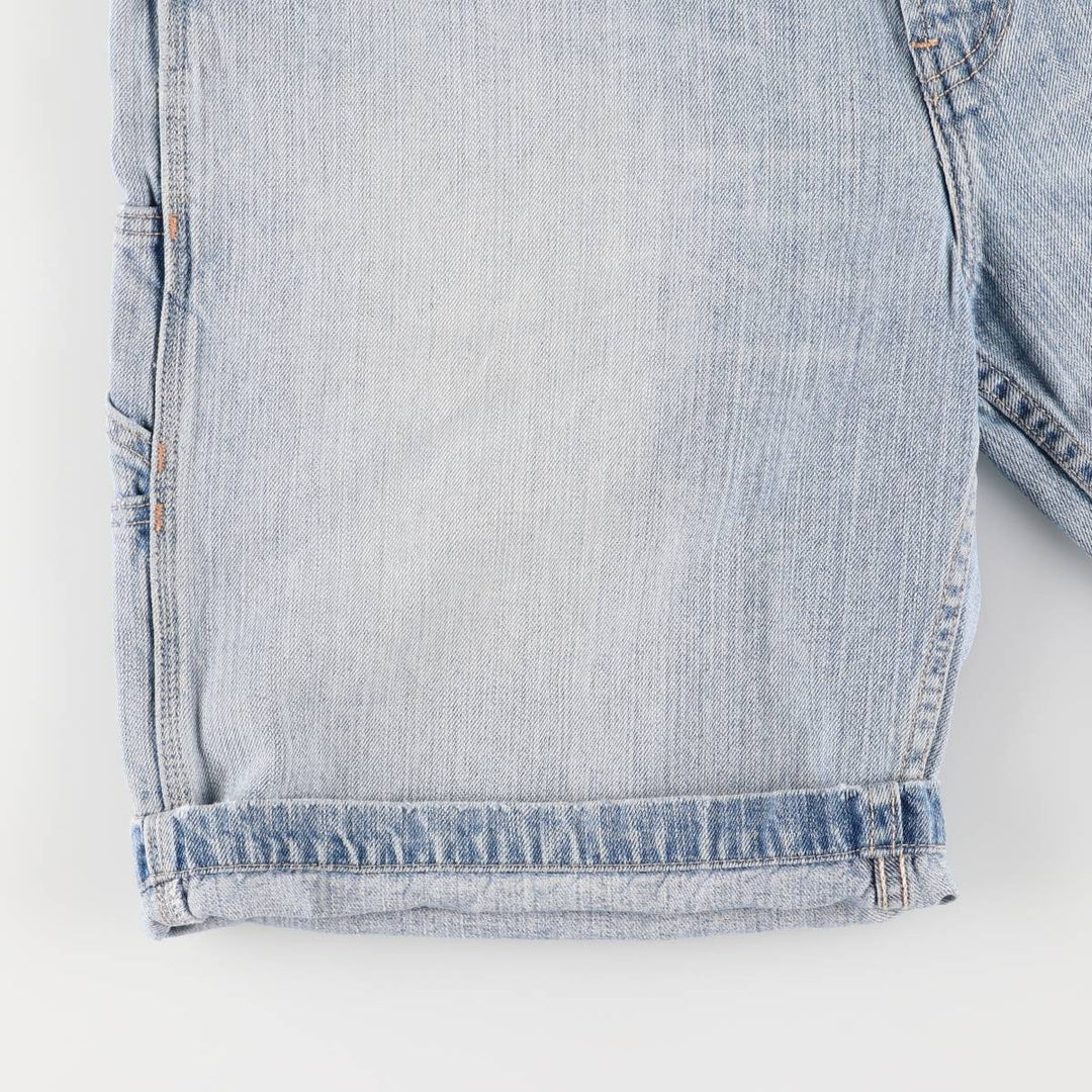 2000'S Levi's Carpenter Denim Painter Shorts, Men's Size W36 cotton blue type Vintage Second Hand