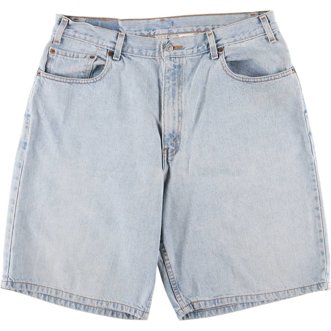 2000'S Levi's 560 Loose Fit Denim Shorts, Men's Size 36 cotton Blue type light blue Vintage Second Hand