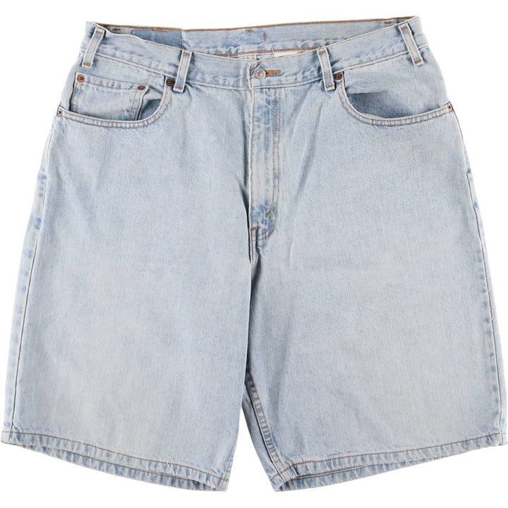 2000'S Levi's 560 Loose Fit Denim Shorts, Men's Size 36 cotton Blue type light blue Vintage Second Hand