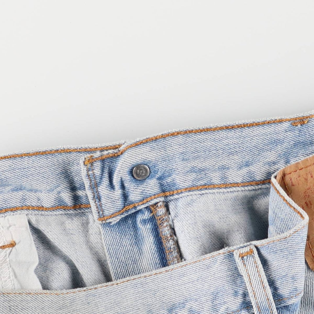 2000'S Levi's 560 Loose Fit Denim Shorts, Men's Size 36 cotton Blue type light blue Vintage Second Hand
