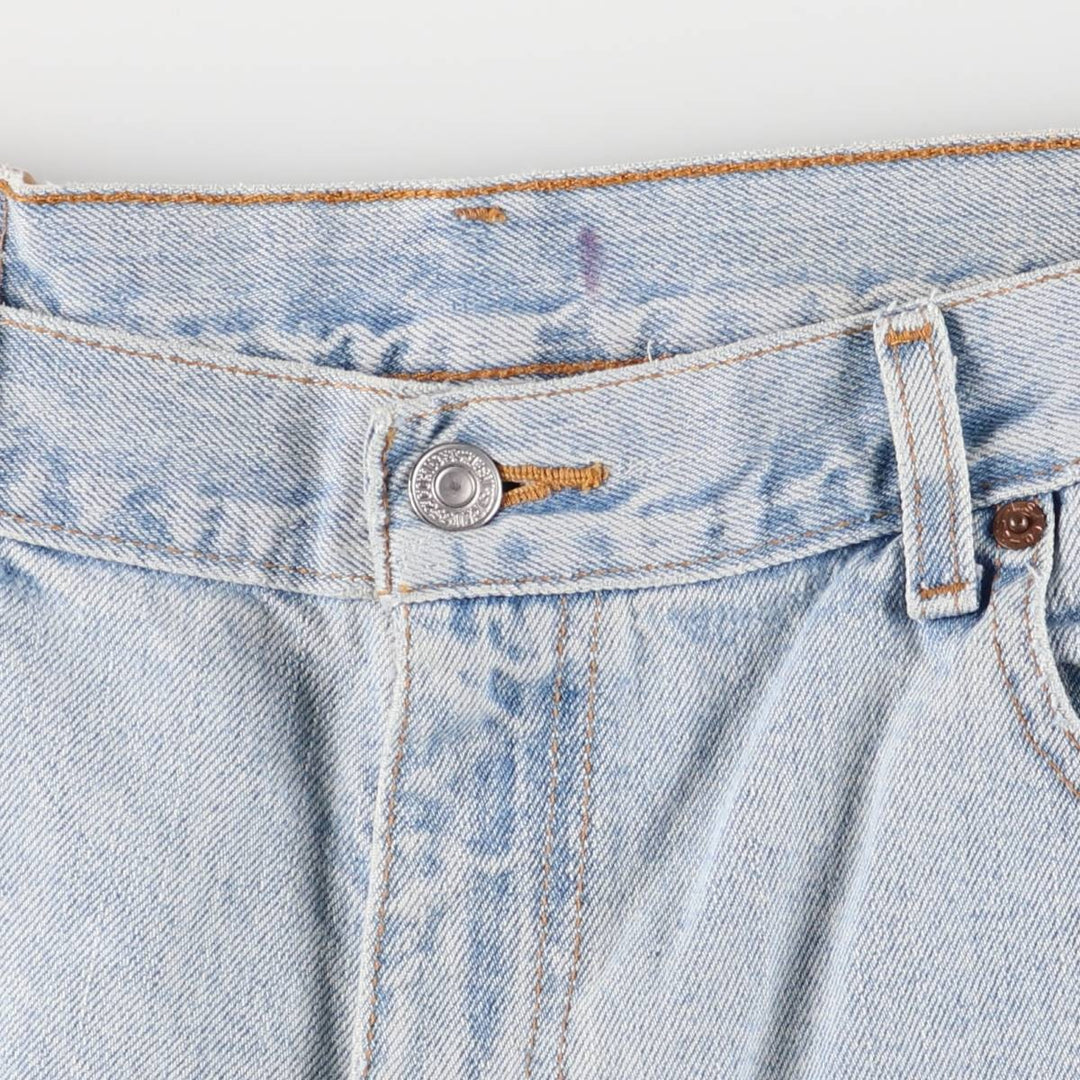 2000'S Levi's 560 Loose Fit Denim Shorts, Men's Size 36 cotton Blue type light blue Vintage Second Hand