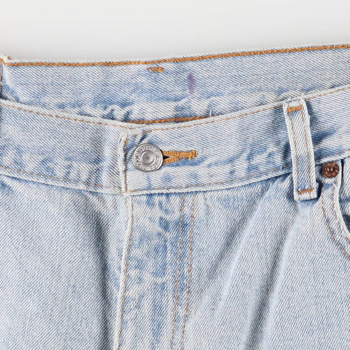 2000'S Levi's 560 Loose Fit Denim Shorts, Men's Size 36 cotton Blue type light blue Vintage Second Hand