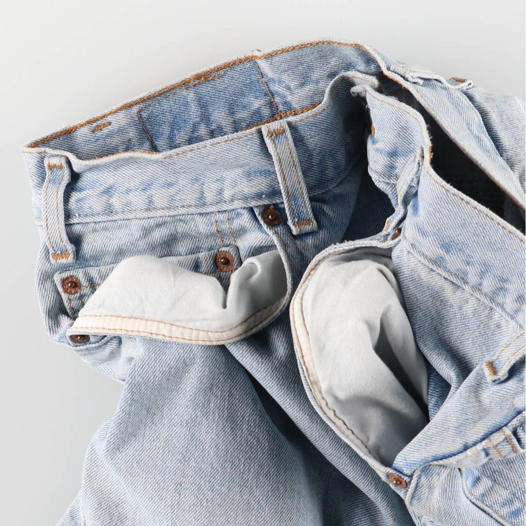 2000'S Levi's 560 Loose Fit Denim Shorts, Men's Size 36 cotton Blue type light blue Vintage Second Hand