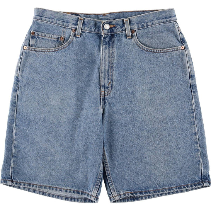 Levi's 550 Denim Shorts, Half Pants, Men's Size 34 unclear Blue type light blue Vintage Second Hand