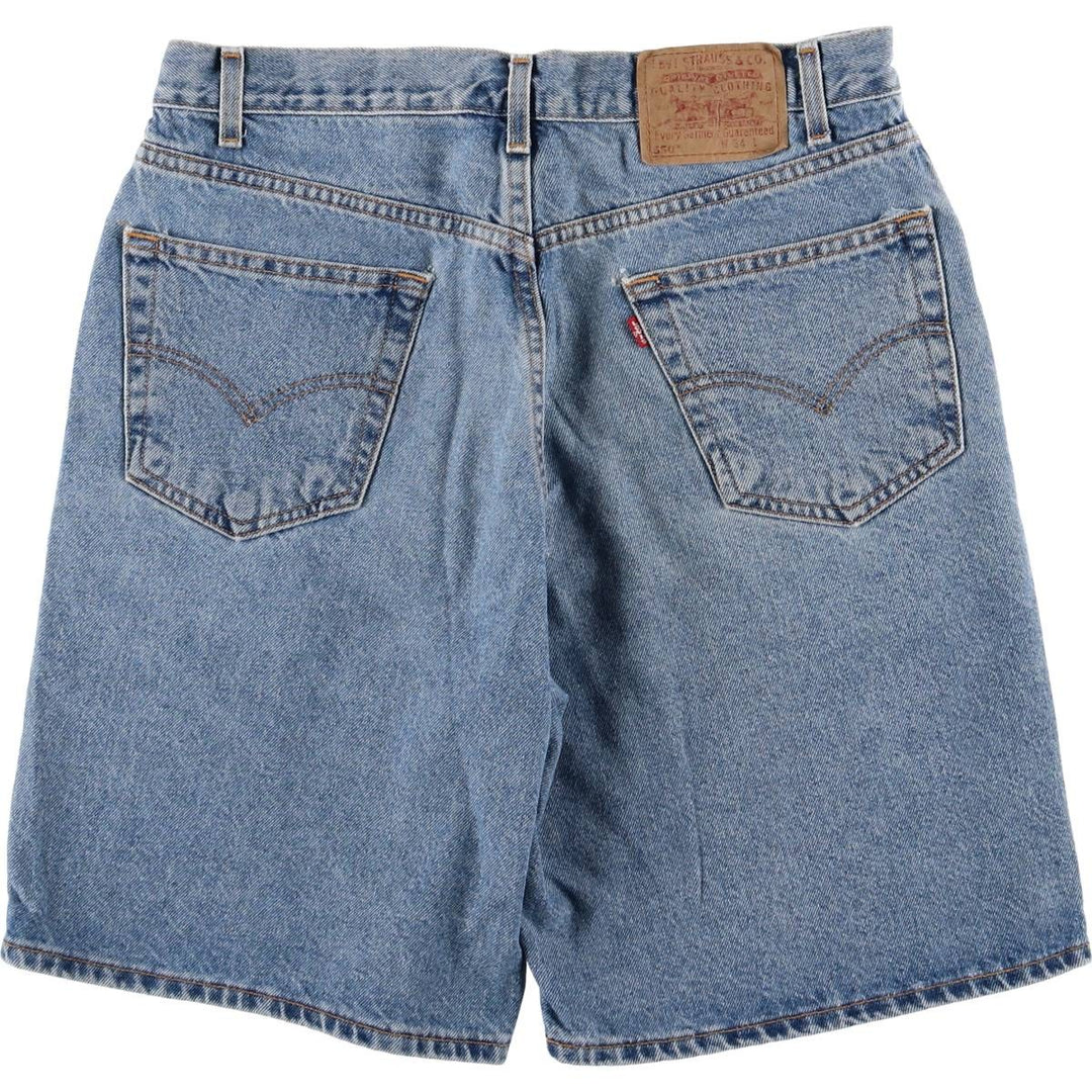 Levi's 550 Denim Shorts, Half Pants, Men's Size 34 unclear Blue type light blue Vintage Second Hand