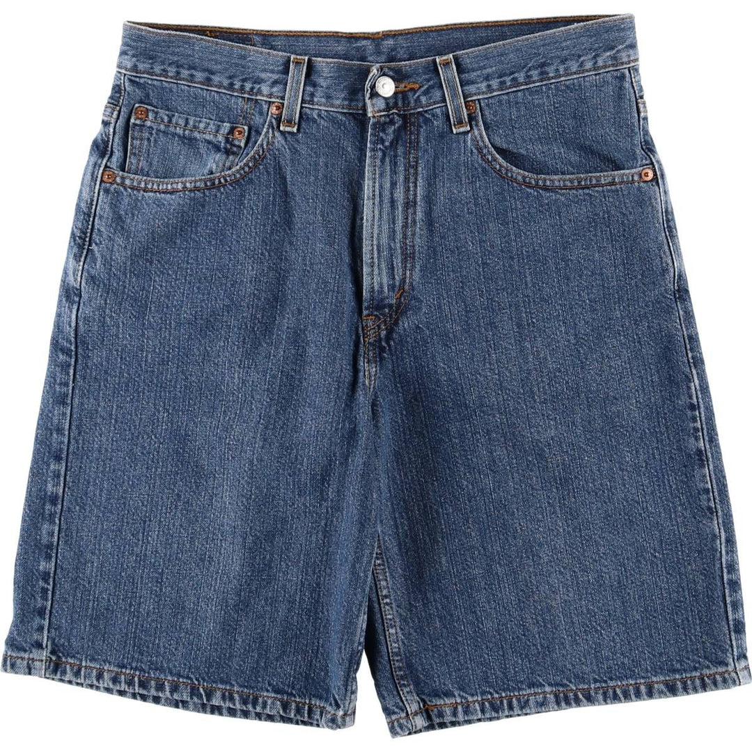 2000'S Levi's 550 Relaxed Fit Denim Shorts (Men's Size 32) cotton blue type Vintage Second Hand