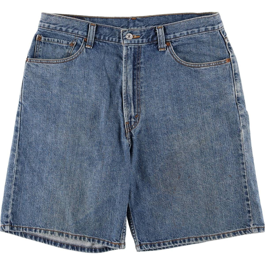 Levi's 550 Relaxed Fit Denim Shorts, Half Pants, Jorts, Men's, W36 equivalent cotton blue type Vintage Second Hand