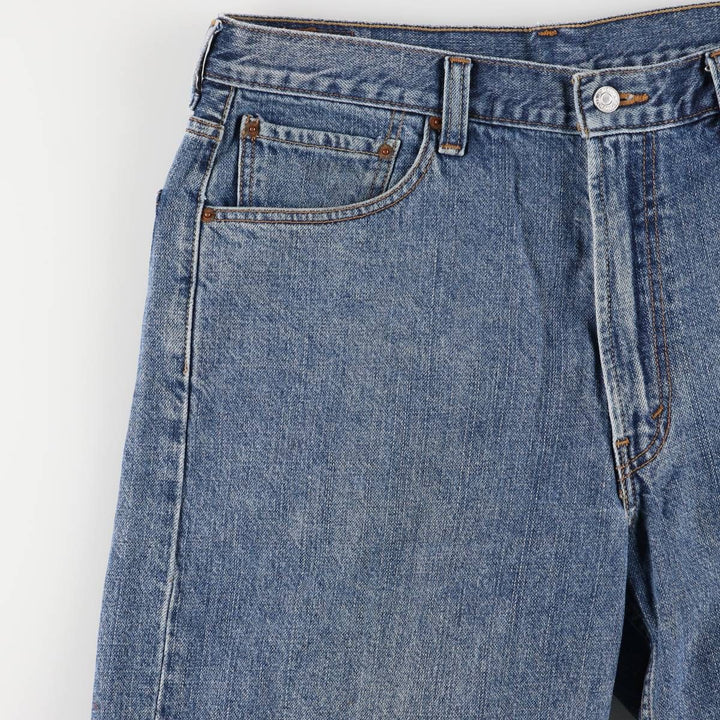Levi's 550 Relaxed Fit Denim Shorts, Half Pants, Jorts, Men's, W36 equivalent cotton blue type Vintage Second Hand