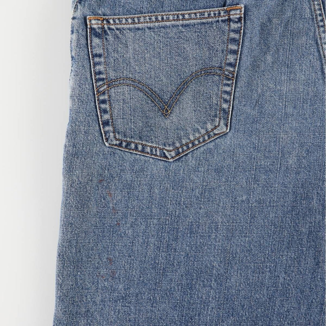Levi's 550 Relaxed Fit Denim Shorts, Half Pants, Jorts, Men's, W36 equivalent cotton blue type Vintage Second Hand