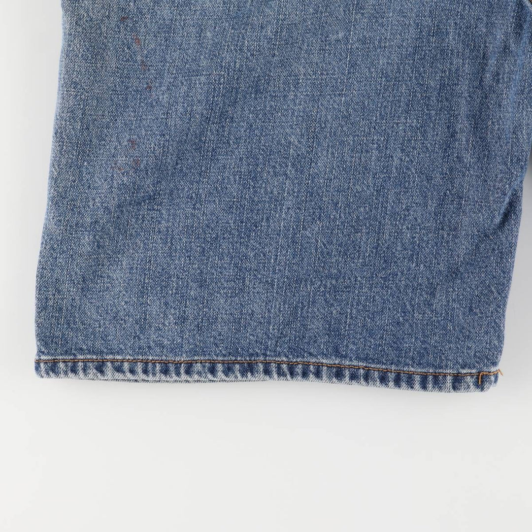 Levi's 550 Relaxed Fit Denim Shorts, Half Pants, Jorts, Men's, W36 equivalent cotton blue type Vintage Second Hand