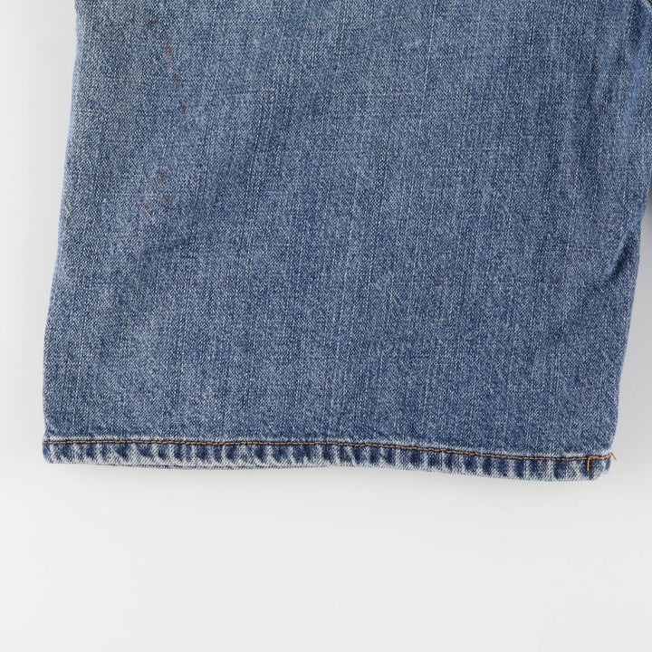 Levi's 550 Relaxed Fit Denim Shorts, Half Pants, Jorts, Men's, W36 equivalent cotton blue type Vintage Second Hand