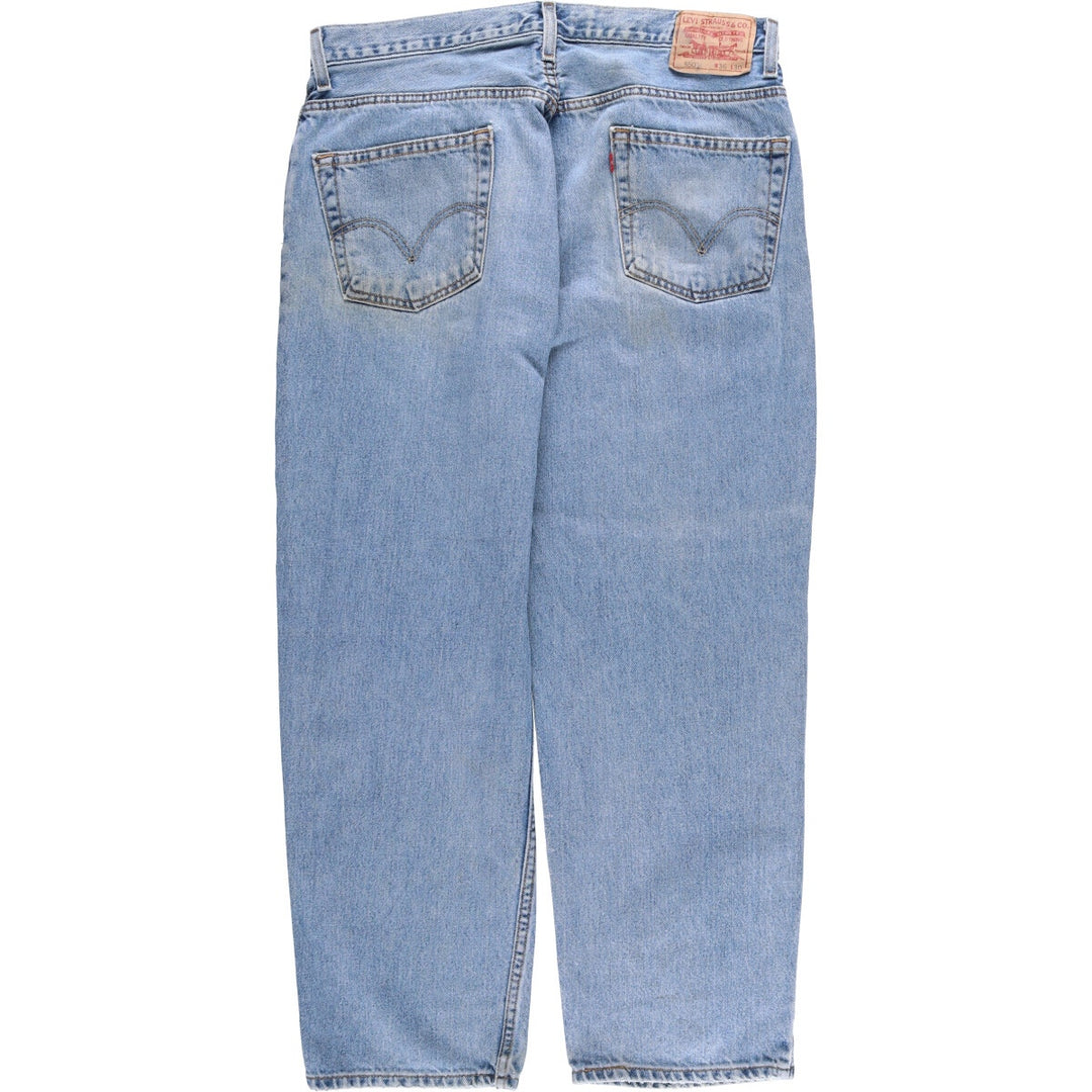 Vintage Levi's 550 Relaxed Fit Tapered Denim Pants, Men's Size 36 (approx.) cotton blue type Vintage Second Hand