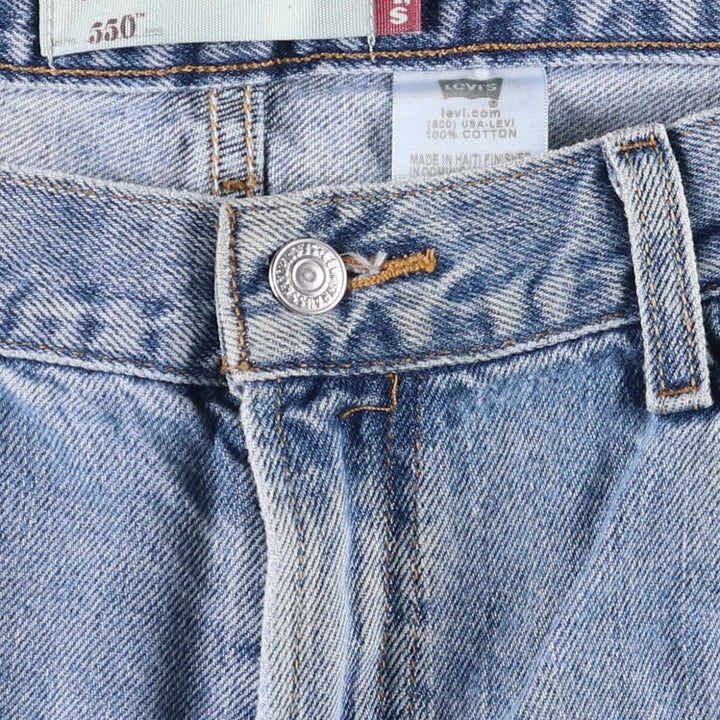 Vintage Levi's 550 Relaxed Fit Tapered Denim Pants, Men's Size 36 (approx.) cotton blue type Vintage Second Hand