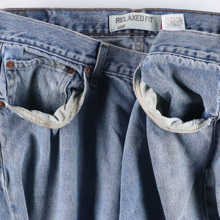 Vintage Levi's 550 Relaxed Fit Tapered Denim Pants, Men's Size 36 (approx.) cotton blue type Vintage Second Hand