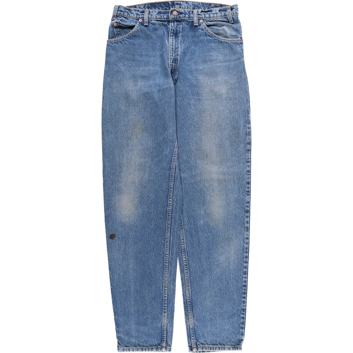 90'S Levi's 40550-0215 Orange Tab Tapered Denim Pants, Men's, Size W33, Vintage cotton blue type Vintage Second Hand