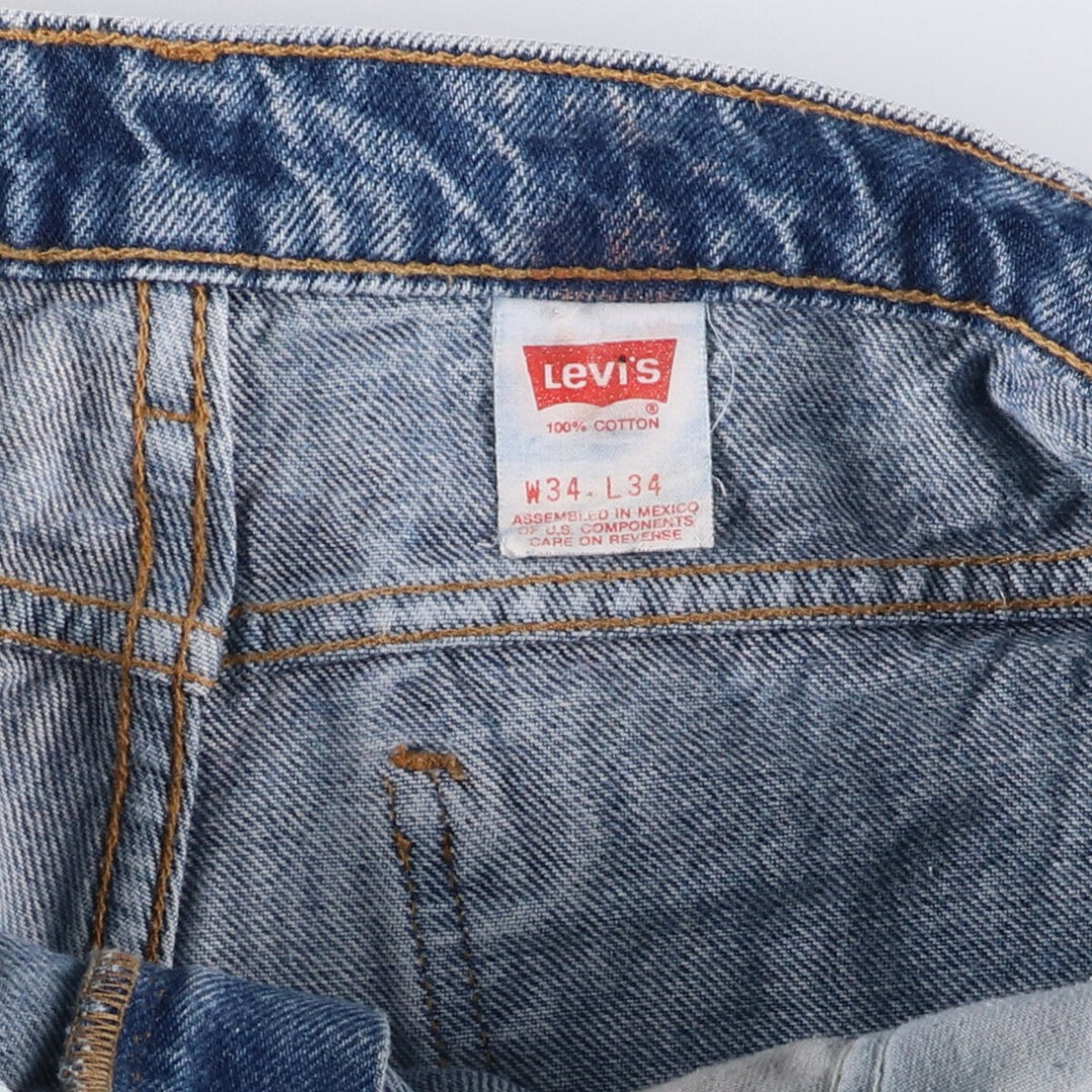 90'S Levi's 40550-0215 Orange Tab Tapered Denim Pants, Men's, Size W33, Vintage cotton blue type Vintage Second Hand