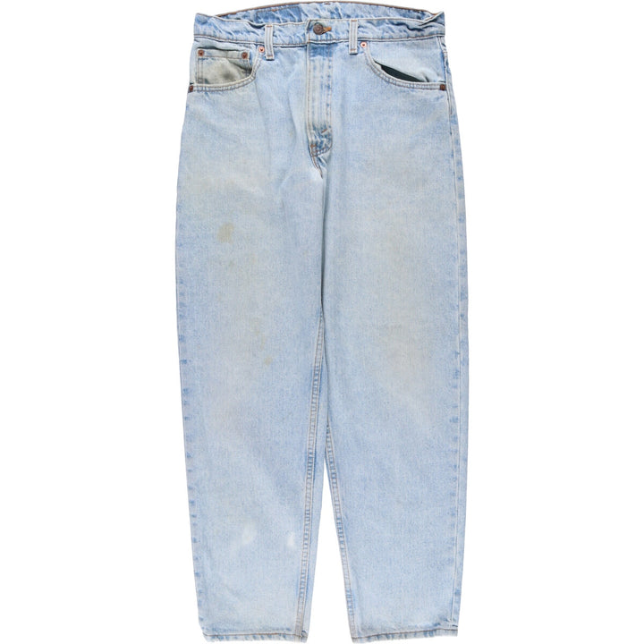 90'S Levi's 550 Relaxed Fit Tapered Leg Tapered Denim Pants Made in USA Men's W33 Vintage cotton blue type Vintage Second Hand