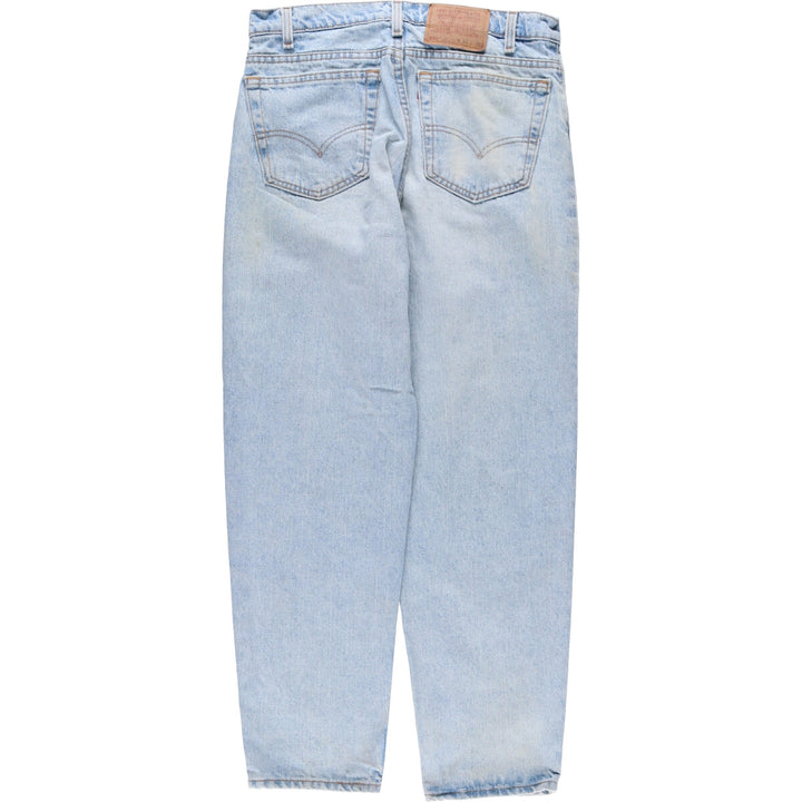 90'S Levi's 550 Relaxed Fit Tapered Leg Tapered Denim Pants Made in USA Men's W33 Vintage cotton blue type Vintage Second Hand